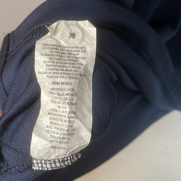 PGA Tour navy blue  golf shirt with air flux Men’s size L - Picture 5 of 10